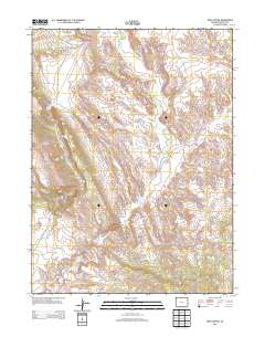 Irish Canyon 2013 topographic map thumbnail