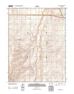 Strasburg NW 2013 topographic map thumbnail