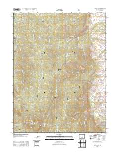Devils Head 2013 topographic map preview