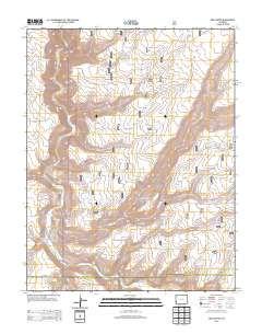 Doe Canyon 2013 topographic map thumbnail