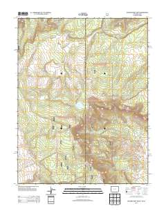 Dolores Point South 2013 topographic map thumbnail