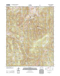 West Baldy 2013 topographic map thumbnail