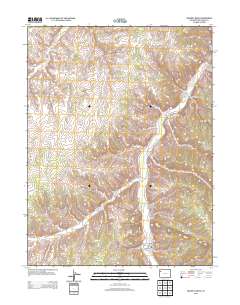 Square S Ranch 2013 topographic map thumbnail