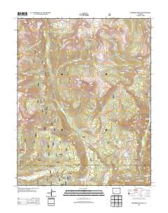 Engineer Mountain 2013 topographic map thumbnail