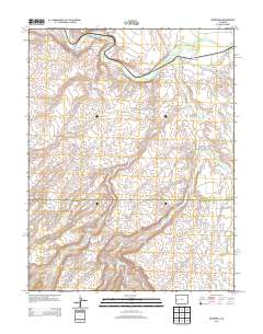 Roubideau 2013 topographic map thumbnail