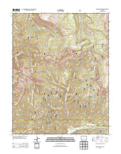 Hermosa Peak 2013 topographic map thumbnail