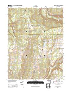 Meadow Creek Lake 2013 topographic map thumbnail