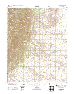 Hayden Butte 2013 topographic map thumbnail