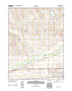 Brush West 2013 topographic map thumbnail