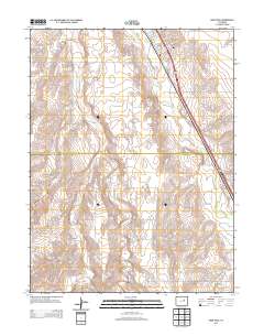 Deer Trail 2013 topographic map thumbnail