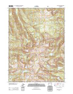 Mount Ethel 2013 topographic map thumbnail