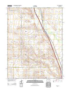 Buttes 2013 topographic map thumbnail
