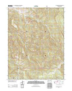Center Mountain 2013 topographic map thumbnail