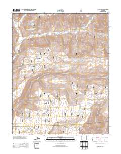 Clyde Lake 2013 topographic map thumbnail