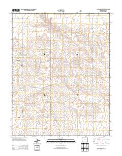 Moore Draw SE 2013 topographic map thumbnail