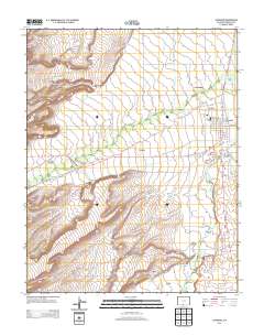Antonito 2013 topographic map thumbnail