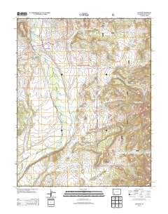 Bayfield 2013 topographic map thumbnail