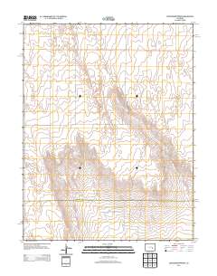 Cockleburr Springs 2013 topographic map thumbnail