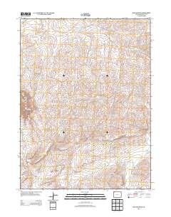 Bald Mountain 2013 topographic map thumbnail