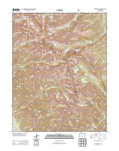 Crestone Peak 2013 topographic map thumbnail
