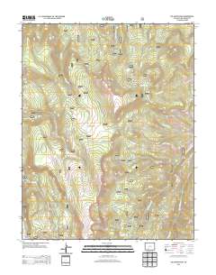 Del Norte Peak 2013 topographic map thumbnail