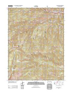Idaho Springs 2013 topographic map thumbnail