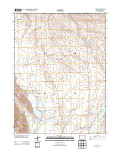 Lake John 2013 topographic map thumbnail