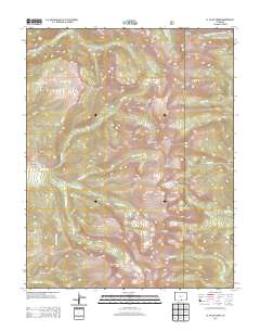 El Valle Creek 2013 topographic map thumbnail