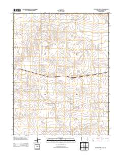 Cheyenne Wells SW 2013 topographic map thumbnail