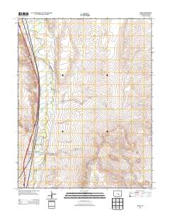 Pinon 2013 topographic map thumbnail