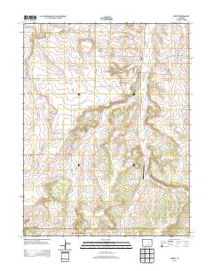 Elbert 2013 topographic map thumbnail
