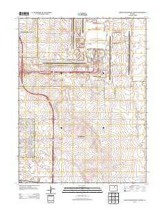 Denver International Airport 2013 topographic map thumbnail