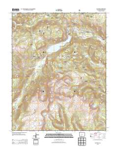 Platoro 2013 topographic map thumbnail