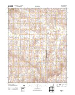 Calhan 2013 topographic map thumbnail