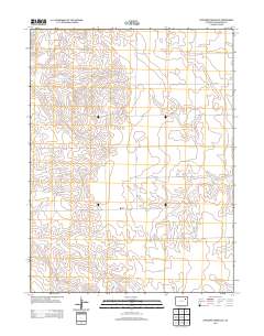Antelope Creek East 2013 topographic map thumbnail