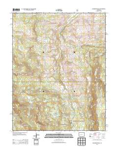 Washboard Rock 2013 topographic map thumbnail