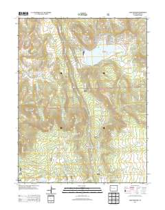 Vega Reservoir 2013 topographic map thumbnail