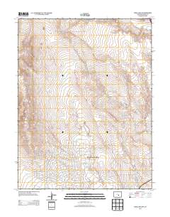 Steele Hollow 2013 topographic map thumbnail