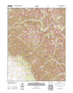 Rito Alto Peak 2013 topographic map thumbnail