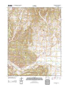 Buckskin Point 2013 topographic map thumbnail