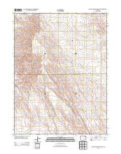Buffalo Springs Ranch NE 2013 topographic map thumbnail