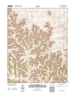 Brown Canyon 2013 topographic map thumbnail