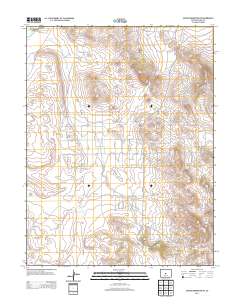 Antero Reservoir NE 2013 topographic map thumbnail