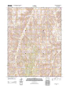 Cabin Gulch 2013 topographic map thumbnail