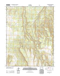 Barkelew Draw 2013 topographic map thumbnail