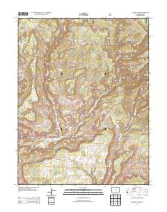 Calamity Mesa 2013 topographic map thumbnail