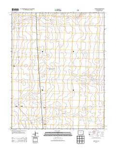 Campo NE 2013 topographic map thumbnail