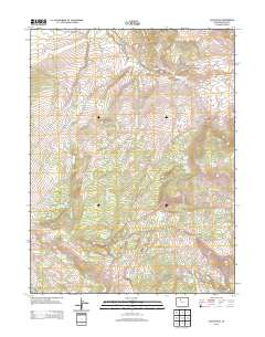 Castle Peak 2013 topographic map thumbnail
