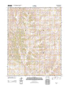 Bijou 2013 topographic map thumbnail