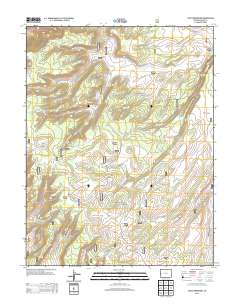 Casto Reservoir 2013 topographic map thumbnail